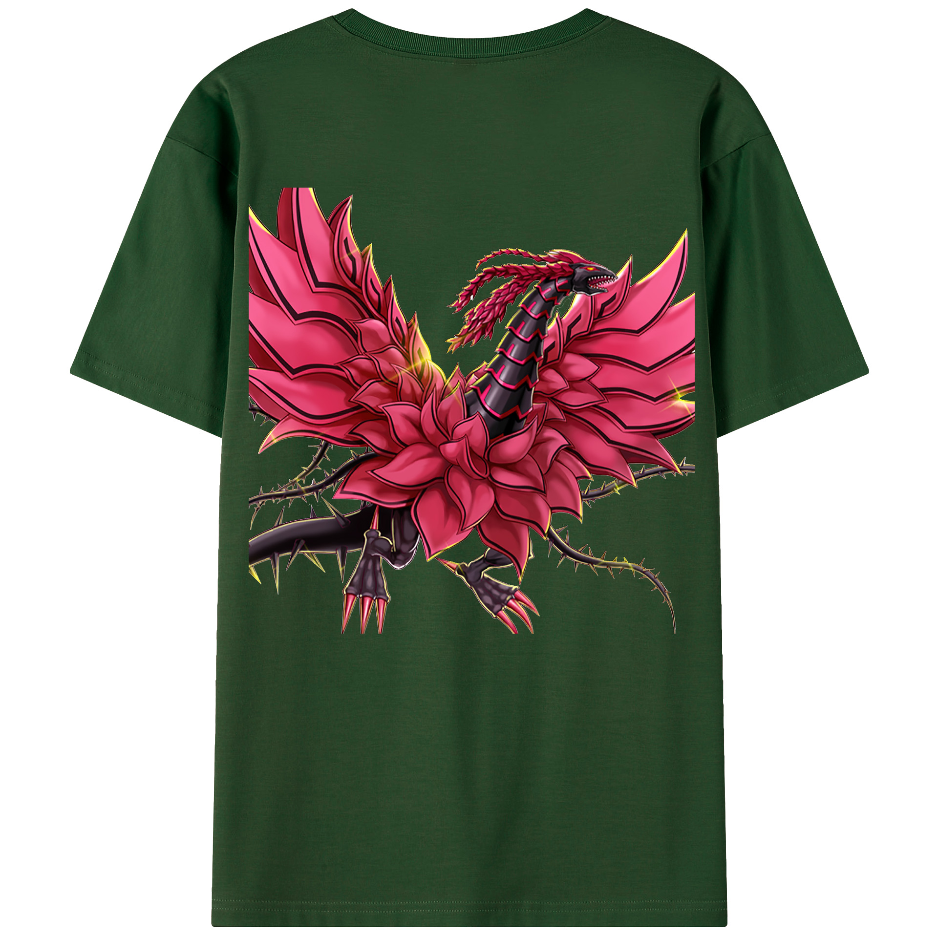 （画像用） 遊☆戯☆王 Yu-Gi-Oh! 綿100％半袖Tシャツ（背面プリント）